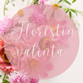 Floristin valinta- vaaleanpunaisin sävyin